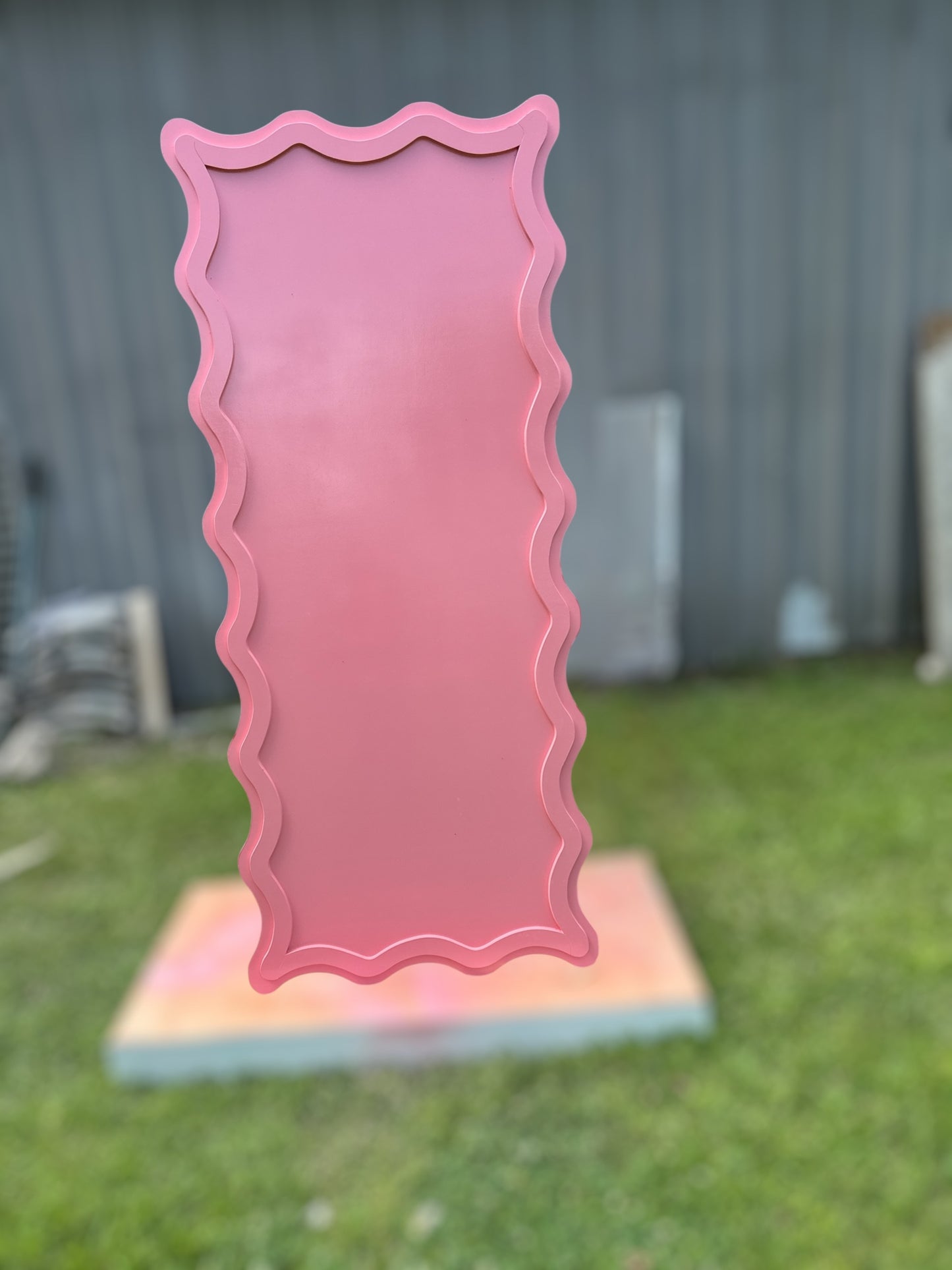 6Ft Wood Wave backdrop